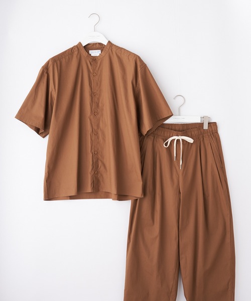 CIAOPANIC TYPY（チャオパニックティピー）の「【ZOZOTOWN限定】【セットアップ】タイプライターバンドカラーシャツ+タックパンツ（セットアップ・メンズ・ブラック/ブラウン/ベージュ系その他・M/L）」の11枚目の写真