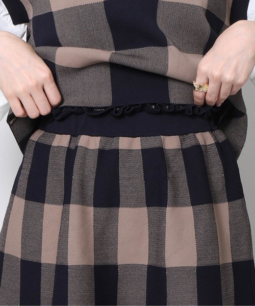 Re.Verofonna（ヴェロフォンナ）の「ジャガードニットスカート（スカート・レディース・ブラック/レオパード/その他/ブラック系その他・MEDIUM）」の13枚目の写真