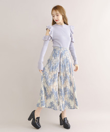 TITTY&CO. | レースロングスリットスカート(スカート)