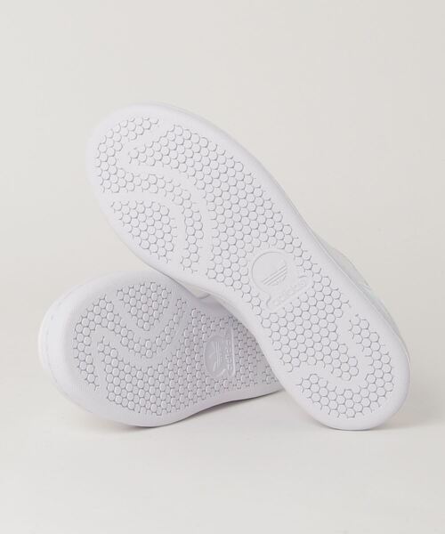 adidas(アディダス)の「adidas アディダス STAN SMITH J スタンスミス H05849 FWHT/FWHT/PAQU(スニーカー・キッズ・ホワイト系その他・22.5cm/24.5cm/25.0cm/24.0cm/22.0cm/23.0cm/23.5cm)」の3枚目の写真