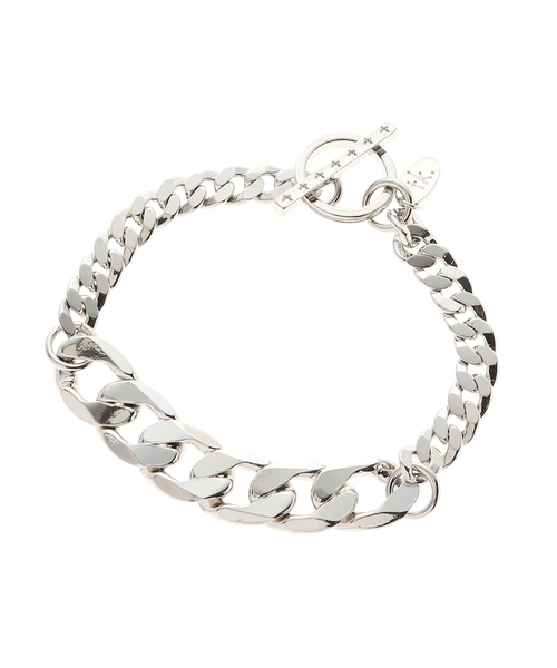 tk.TAKEO KIKUCHI(ティーケータケオキクチ)の「◆アソートチェーンブレスレット(ブレスレット・メンズ・ブラック/シルバー/ブラック系/シルバー系・00)」の6枚目の写真