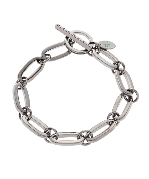 tk.TAKEO KIKUCHI(ティーケータケオキクチ)の「◆アソートチェーンブレスレット(ブレスレット・メンズ・ブラック/シルバー/ブラック系/シルバー系・00)」の8枚目の写真