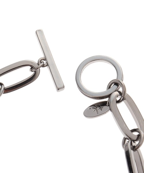 tk.TAKEO KIKUCHI(ティーケータケオキクチ)の「◆アソートチェーンブレスレット(ブレスレット・メンズ・ブラック/シルバー/ブラック系/シルバー系・00)」の9枚目の写真