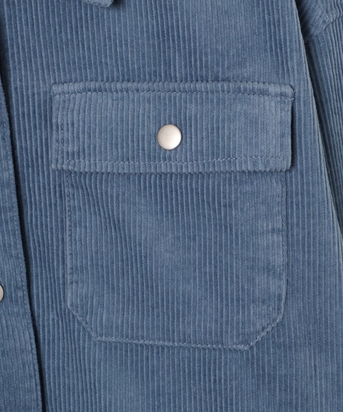 WEGO（ウィゴー）の「WEGO/コーデュロイショートジャケット（ブルゾン・レディース・ベージュ/サックスブルー/アイボリー・FREE）」の21枚目の写真