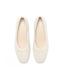 【レインフェア¥1,000OFF|9/23(水)まで】スクエアトゥ フラット バレエシューズ