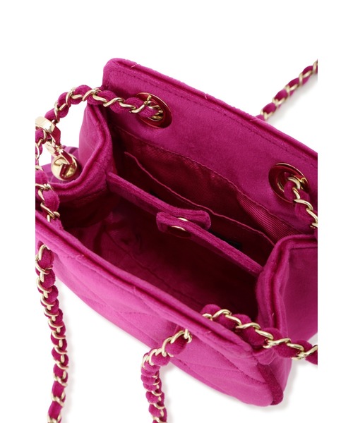 JILL STUART（ジルスチュアート）の「◆ポピーミニバッグ（ショルダーバッグ・レディース・ピンク/ライトグリーン・ﾌﾘ-）」の14枚目の写真