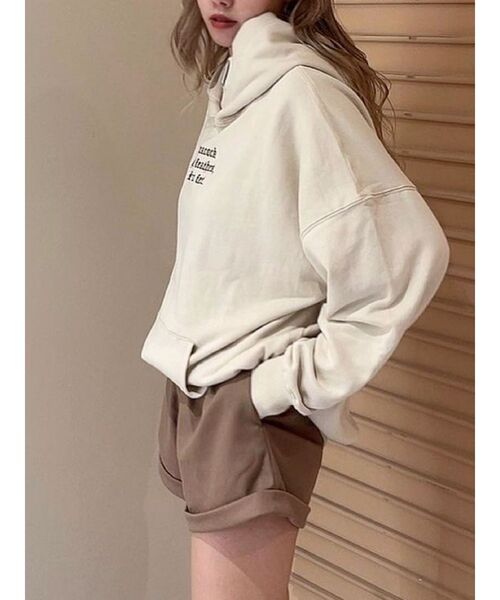 EVRIS（エヴリス）の「ロールアップタックショートパンツ（その他パンツ・レディース・ブラック/ブラウン・SMALL/MEDIUM）」の9枚目の写真