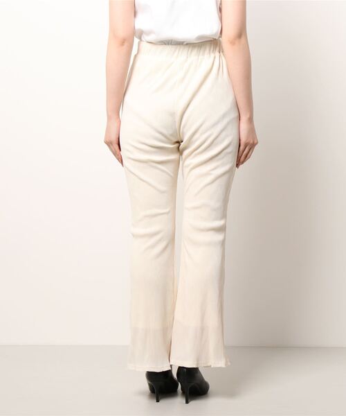 TINA：JOJUN（ティーナジョジュン）の「楊柳 フレアパンツ TINA：JOJUN（その他パンツ・レディース・ブラック/ホワイト・M/S）」の10枚目の写真