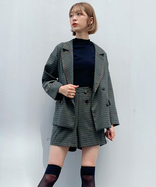 TITTY&CO.(ティティーアンドコー)の「【TITTY&CO.】★チェックショートパンツ(その他パンツ・レディース・ブラウン/グリーン/グレー・SMALL/MEDIUM)」の5枚目の写真