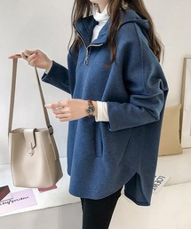フード付 ビッグ ダンボールパーカー