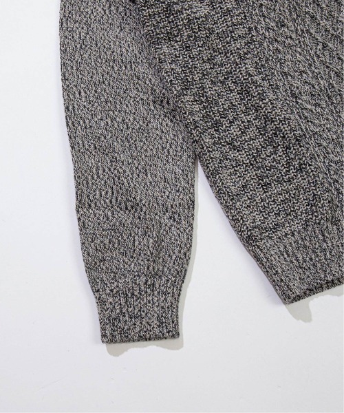 EDIFICE（エディフィス）の「ZEGNA BARUFFA 7ゲージ クルーネックニット（ニット/セーター・メンズ・グレー/ベージュ/オレンジ/ブラック/ホワイト/ネイビー・SMALL/X-LARGE/MEDIUM/LARGE）」の17枚目の写真