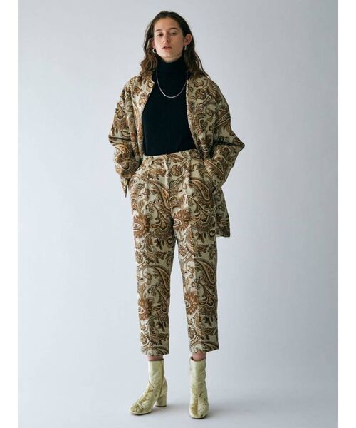 Ungrid（アングリッド）の「サークルヒールベロアブーツ（ブーツ・レディース・パープル/ゴールド・S/M/L）」の5枚目の写真