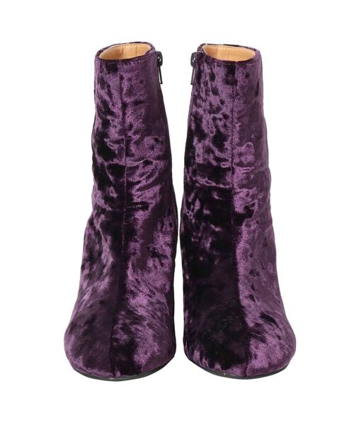 Ungrid（アングリッド）の「サークルヒールベロアブーツ（ブーツ・レディース・パープル/ゴールド・S/M/L）」の11枚目の写真