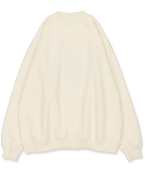 SPINNS（スピンズ）の「【ゆったりシルエット】DISCUS 裏起毛カレッジスウェット（スウェット・レディース・ブラック/ネイビー/グレー/オフホワイト/グリーン/オレンジ・M/L）」の10枚目の写真