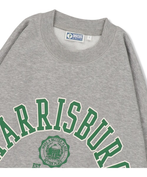 SPINNS（スピンズ）の「【ゆったりシルエット】DISCUS 裏起毛カレッジスウェット（スウェット・レディース・ブラック/ネイビー/グレー/オフホワイト/グリーン/オレンジ・M/L）」の20枚目の写真