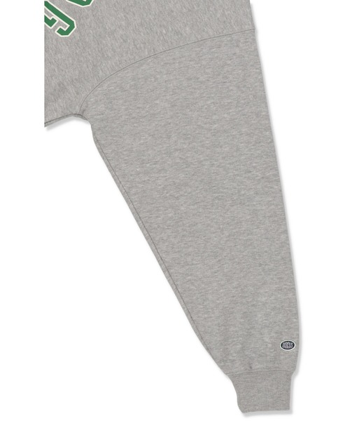 SPINNS（スピンズ）の「【ゆったりシルエット】DISCUS 裏起毛カレッジスウェット（スウェット・レディース・ブラック/ネイビー/グレー/オフホワイト/グリーン/オレンジ・M/L）」の17枚目の写真