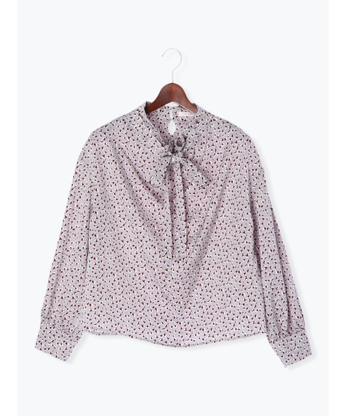 Te chichi（テチチ）の「柄アソートリボンボウタイブラウス（シャツ/ブラウス・レディース・オフホワイト/グリーン/グレー/ネイビー・ﾌﾘ-）」の21枚目の写真