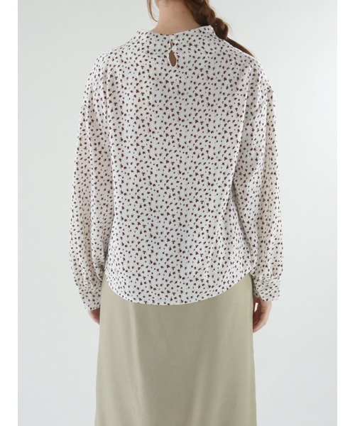 Te chichi（テチチ）の「柄アソートリボンボウタイブラウス（シャツ/ブラウス・レディース・オフホワイト/グリーン/グレー/ネイビー・ﾌﾘ-）」の14枚目の写真