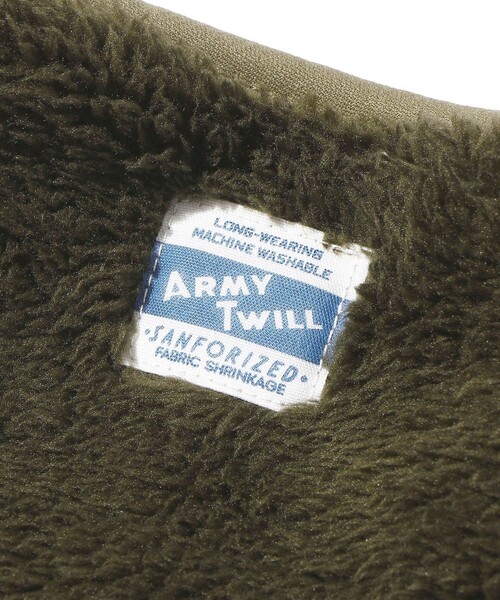 ARMY TWILL(アーミーツイル)の「ARMYTWILL/アーミーツイル 別注リバーシブルボアベスト(その他アウター・メンズ・ブラック/オリーブ・MEDIUM/LARGE)」の11枚目の写真