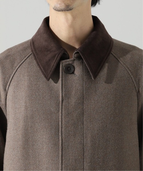JOURNAL STANDARD relume（ジャーナルスタンダード　レリューム）の「HIGH LAND WOOL オーバーサイズ バルマカーンコート（その他アウター・メンズ・ネイビー/ブラウン/カーキ・S/M/L）」の5枚目の写真