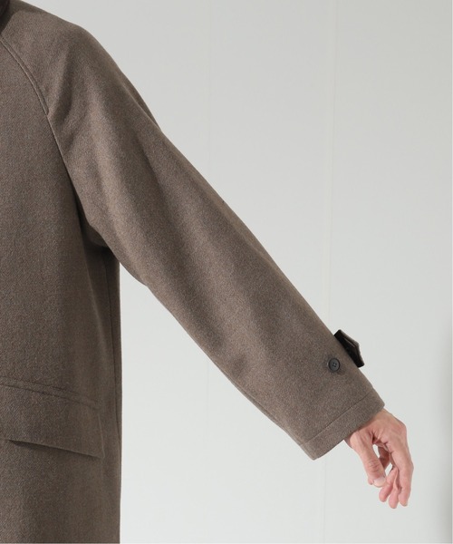 JOURNAL STANDARD relume（ジャーナルスタンダード　レリューム）の「HIGH LAND WOOL オーバーサイズ バルマカーンコート（その他アウター・メンズ・ネイビー/ブラウン/カーキ・S/M/L）」の16枚目の写真