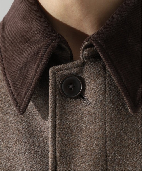 JOURNAL STANDARD relume（ジャーナルスタンダード　レリューム）の「HIGH LAND WOOL オーバーサイズ バルマカーンコート（その他アウター・メンズ・ネイビー/ブラウン/カーキ・S/M/L）」の20枚目の写真