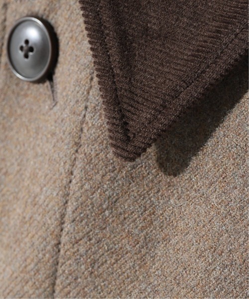 JOURNAL STANDARD relume（ジャーナルスタンダード　レリューム）の「HIGH LAND WOOL オーバーサイズ バルマカーンコート（その他アウター・メンズ・ネイビー/ブラウン/カーキ・S/M/L）」の6枚目の写真