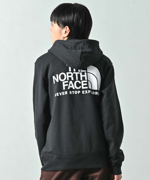 THE NORTH FACE（ザノースフェイス）の「THE NORTH FACE(ザ・ノース・フェイス) M THROWBACK PO スウェットパーカー（パーカー・レディース・ブラック/グレー/ピンク/ネイビー/チャコール/グリーン/オレンジ・S/M）」の2枚目の写真