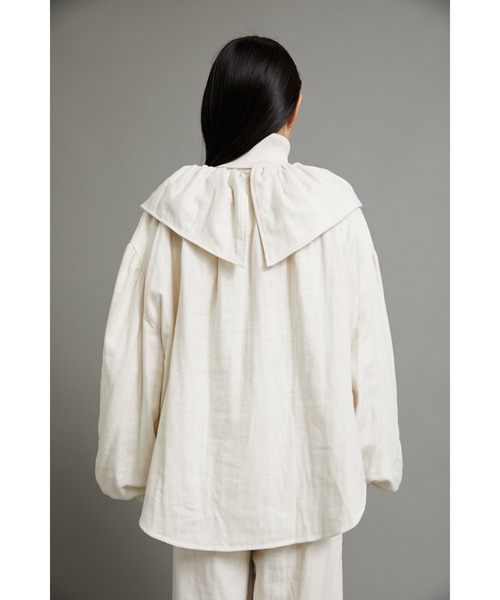 HeRIN.CYE（ヘリンドットサイ）の「Mie wave gauze pullover
