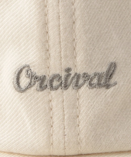 ORCIVAL（オーシバル）の「ORCIVAL | オーガニックコットンツイル 6パネルキャップ（キャップ・レディース・ネイビー/アイボリー/ブラック・FREE）」の9枚目の写真