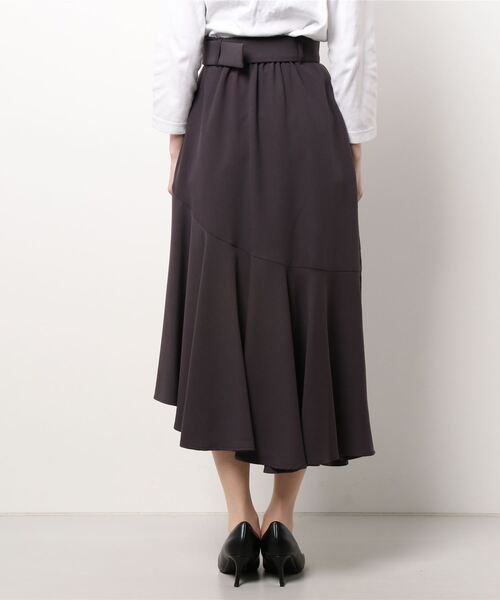 m.f.editorial（エムエフエディトリアル）の「エムエフエディトリアルレディース/m.f.editorial：Women ジョーゼット ロングマーメイドスカート（スカート・レディース・キャメル/ダークウッド・S/MEDIUM/LARGE）」の4枚目の写真