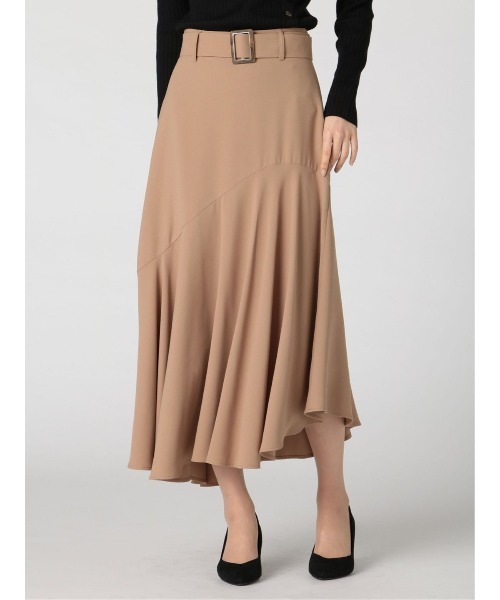 m.f.editorial（エムエフエディトリアル）の「エムエフエディトリアルレディース/m.f.editorial：Women ジョーゼット ロングマーメイドスカート（スカート・レディース・キャメル/ダークウッド・S/MEDIUM/LARGE）」の7枚目の写真