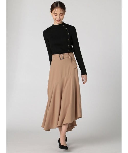 m.f.editorial（エムエフエディトリアル）の「エムエフエディトリアルレディース/m.f.editorial：Women ジョーゼット ロングマーメイドスカート（スカート・レディース・キャメル/ダークウッド・S/MEDIUM/LARGE）」の13枚目の写真