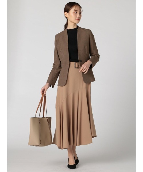 m.f.editorial（エムエフエディトリアル）の「エムエフエディトリアルレディース/m.f.editorial：Women ジョーゼット ロングマーメイドスカート（スカート・レディース・キャメル/ダークウッド・S/MEDIUM/LARGE）」の14枚目の写真