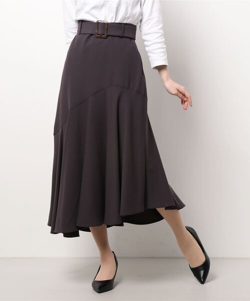 m.f.editorial（エムエフエディトリアル）の「エムエフエディトリアルレディース/m.f.editorial：Women ジョーゼット ロングマーメイドスカート（スカート・レディース・キャメル/ダークウッド・S/MEDIUM/LARGE）」の16枚目の写真