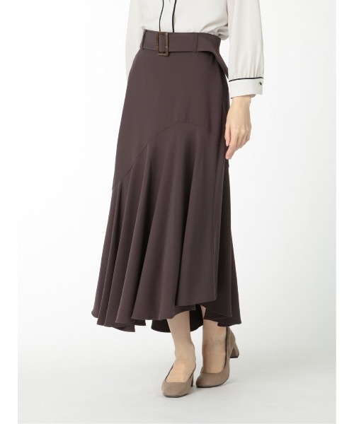 m.f.editorial（エムエフエディトリアル）の「エムエフエディトリアルレディース/m.f.editorial：Women ジョーゼット ロングマーメイドスカート（スカート・レディース・キャメル/ダークウッド・S/MEDIUM/LARGE）」の19枚目の写真