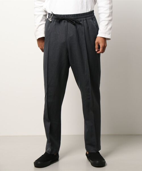 BIG MIKE(ビッグマイク)の「BIG MIKE ビッグマイク / ウール風 イージーパンツ WOOL LIKE EASY PANTS(チノパンツ・メンズ・チャコールグレー/ブラック/ベージュ・34/32/30/28)」の3枚目の写真