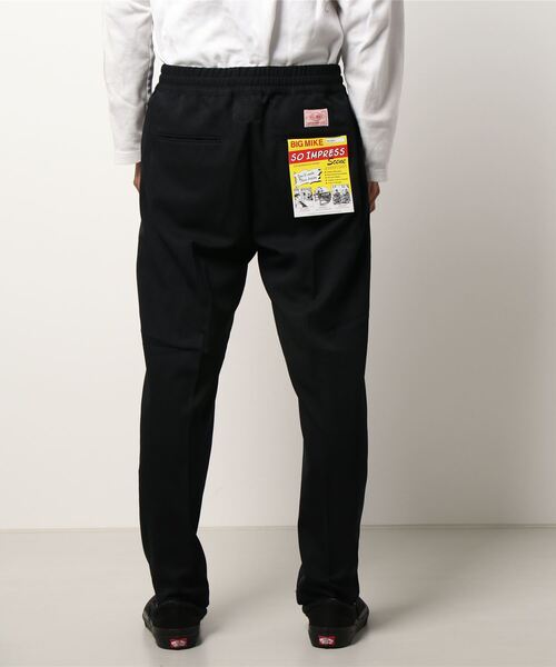BIG MIKE(ビッグマイク)の「BIG MIKE ビッグマイク / ウール風 イージーパンツ WOOL LIKE EASY PANTS(チノパンツ・メンズ・チャコールグレー/ブラック/ベージュ・34/32/30/28)」の9枚目の写真