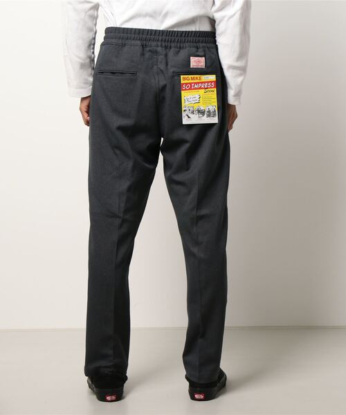 BIG MIKE(ビッグマイク)の「BIG MIKE ビッグマイク / ウール風 イージーパンツ WOOL LIKE EASY PANTS(チノパンツ・メンズ・チャコールグレー/ブラック/ベージュ・34/32/30/28)」の11枚目の写真