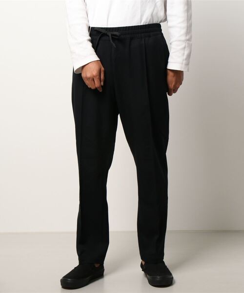 BIG MIKE(ビッグマイク)の「BIG MIKE ビッグマイク / ウール風 イージーパンツ WOOL LIKE EASY PANTS(チノパンツ・メンズ・チャコールグレー/ブラック/ベージュ・34/32/30/28)」の6枚目の写真
