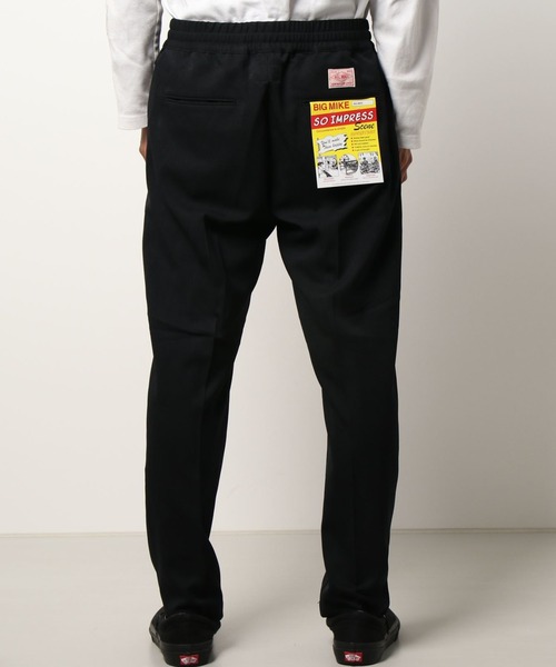 BIG MIKE(ビッグマイク)の「BIG MIKE ビッグマイク / ウール風 イージーパンツ WOOL LIKE EASY PANTS(チノパンツ・メンズ・チャコールグレー/ブラック/ベージュ・34/32/30/28)」の7枚目の写真