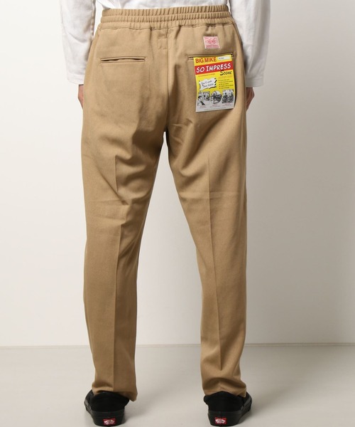BIG MIKE(ビッグマイク)の「BIG MIKE ビッグマイク / ウール風 イージーパンツ WOOL LIKE EASY PANTS(チノパンツ・メンズ・チャコールグレー/ブラック/ベージュ・34/32/30/28)」の12枚目の写真