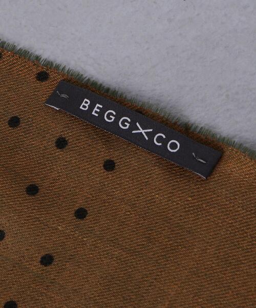 Begg & Co（ベグアンドコー）の「＜BEGG＆CO（ベグ アンド コー）＞ ドット ストール（ストール/ショール・メンズ・ブラウン/ブラック・FREE）」の5枚目の写真