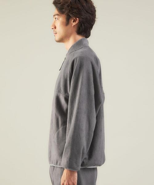 green label relaxing(グリーンレーベルリラクシング)の「<GLR/ lab>フリース ハーフジップ ハイネック 長袖 トップス(その他トップス・メンズ・オリーブ/ブラック/ダークグレー・S/XL/L/M)」の8枚目の写真