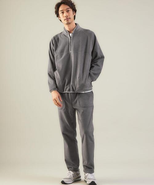green label relaxing(グリーンレーベルリラクシング)の「<GLR/ lab>フリース ハーフジップ ハイネック 長袖 トップス(その他トップス・メンズ・オリーブ/ブラック/ダークグレー・S/XL/L/M)」の10枚目の写真