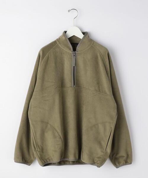 green label relaxing(グリーンレーベルリラクシング)の「<GLR/ lab>フリース ハーフジップ ハイネック 長袖 トップス(その他トップス・メンズ・オリーブ/ブラック/ダークグレー・S/XL/L/M)」の15枚目の写真