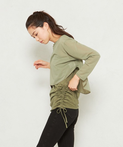 Chacott（チャコット）の「レイヤードシアーTシャツ（Tシャツ