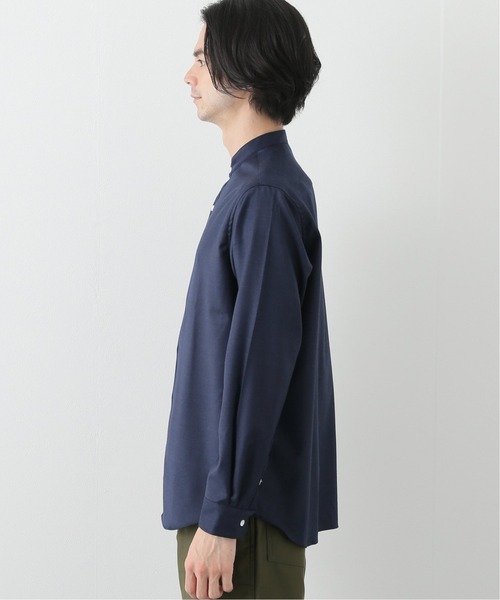 EDIFICE（エディフィス）の「ウォッシャブル ウール バンドカラー シャツ（シャツ/ブラウス・メンズ・ホワイト/ネイビー/ウッド/グリーン系その他・SMALL/MEDIUM/LARGE/X-LARGE）」の15枚目の写真