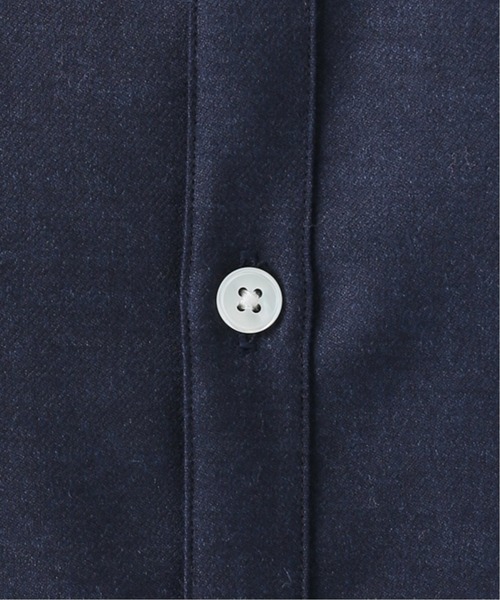 EDIFICE（エディフィス）の「ウォッシャブル ウール バンドカラー シャツ（シャツ/ブラウス・メンズ・ホワイト/ネイビー/ウッド/グリーン系その他・SMALL/MEDIUM/LARGE/X-LARGE）」の20枚目の写真