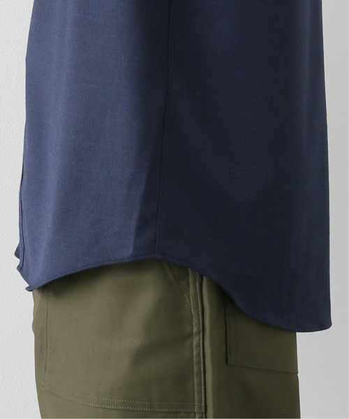 EDIFICE（エディフィス）の「ウォッシャブル ウール バンドカラー シャツ（シャツ/ブラウス・メンズ・ホワイト/ネイビー/ウッド/グリーン系その他・SMALL/MEDIUM/LARGE/X-LARGE）」の12枚目の写真